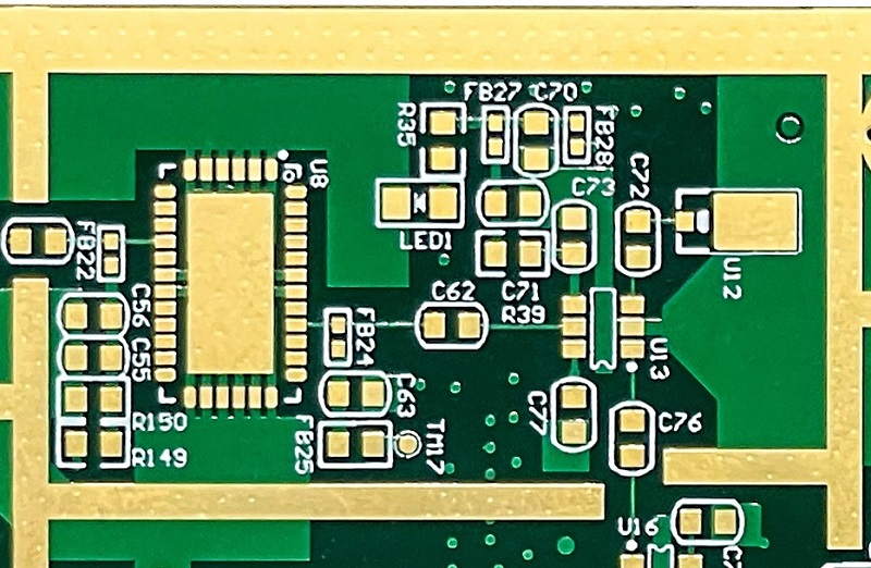 JLCPCB via-in-pad pcb